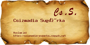 Csizmadia Sugárka névjegykártya